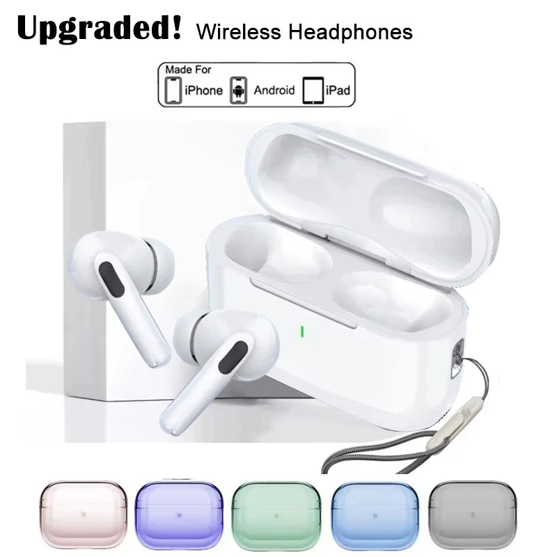 Wireless Bluetooth Earphones Pro 5 Tws Max Sport Earbuds In Ear Noise Cancelling Headset For Iphone Android Headphone