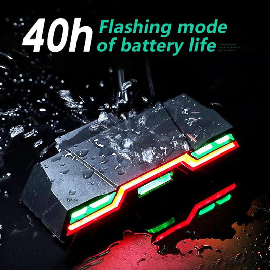 Waterproof Bicycle Tail Light Usb Rechargeable Tail Light Bicycle Tail Light 3 Colors