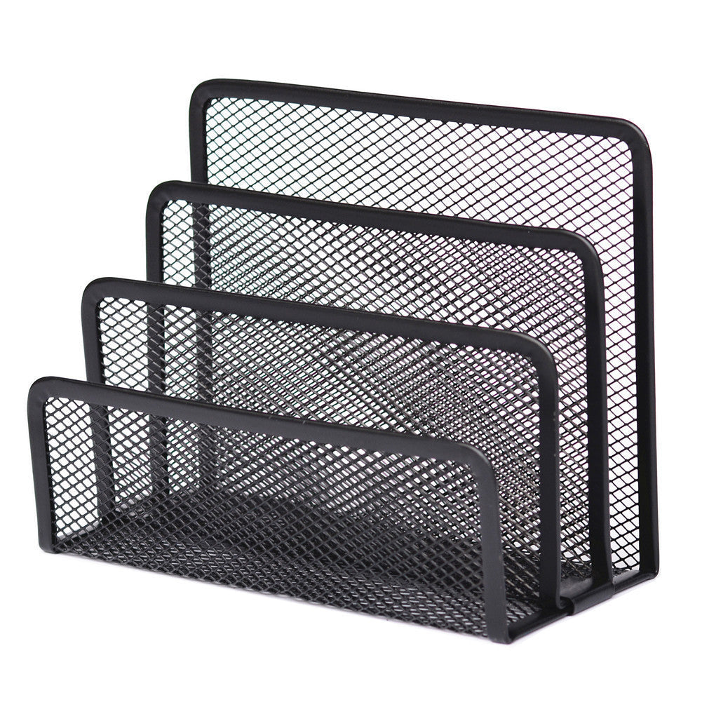Book Shelves Desk-Organizer Office Mesh Home Metal 1Pcs