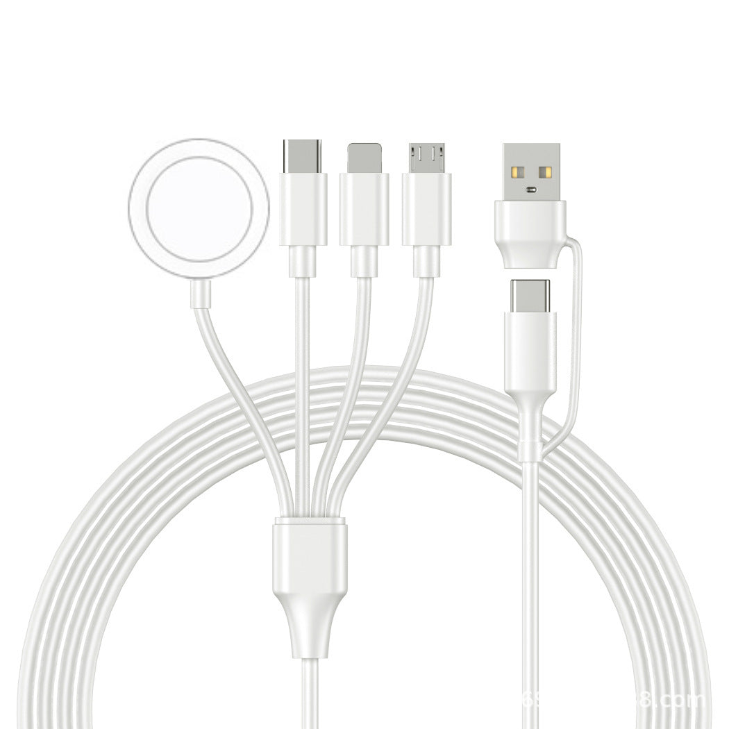 New Usb Transfer Type-C Dual-Use Mobile Phone Four-In-One Wireless Data Cable