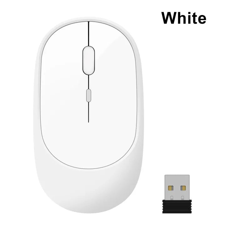 Wireless Bluetooth Mouse For Macbook Pc Ipad Computer Rechargeable Dual Modes Bluetooth 4.0 + Usb Mouse With 3 Adjustable Dpi