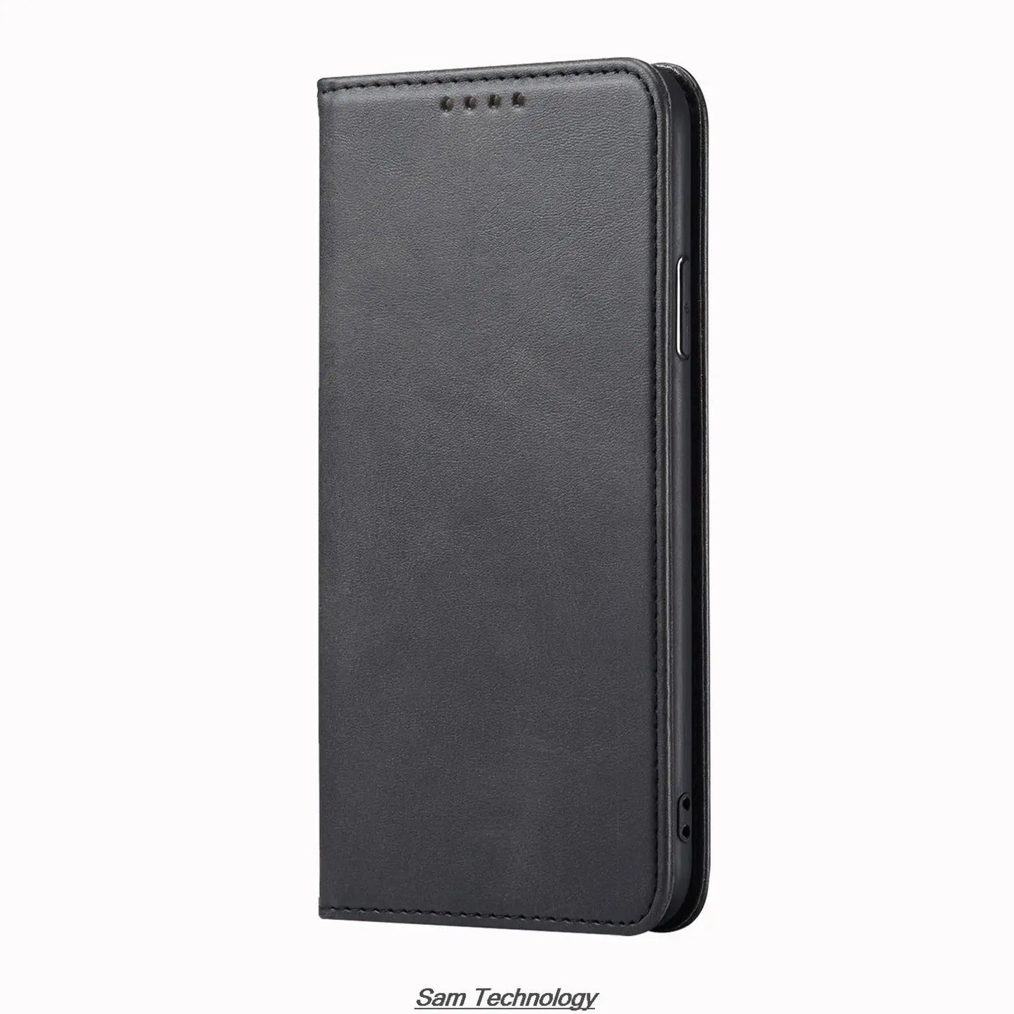 Magnetic Attraction Leather Case For Xiaomi 12 12X 12S Xiaomi Mi12 Holster Flip Cover Case Wallet Phone Bags Fundas Coque