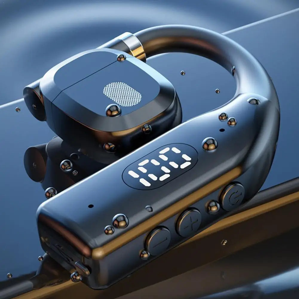 Earhooks Wireless Bluetooth 5.4 Headphones Gaming Sports Headset Hifi Stereo Noise Reduction Earbuds Earphone With Microphone