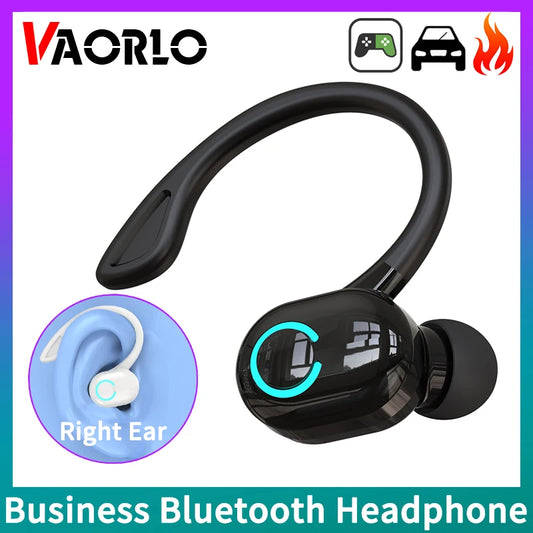 Wireless Bluetooth Earphones Hifi Bass With Hd Mic Ear-Hook Earbuds Noise Cancelling Life Waterproof Game Sports Music Headsets