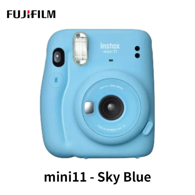 Classics Fujifilm Instax Mini 11 Instant Camera With 40 Sheets Mini Film Paper Camera Shoulder Strap Bag Accessories Bundle Kit