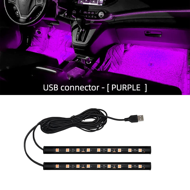 LED Car Interior Ambient Foot Light