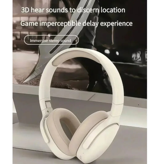 Fashionable Bluetooth Wireless Headphones, Over-Ear, Deep Bass, Sports Stereo, High Fidelity, Long Battery Life, Universal