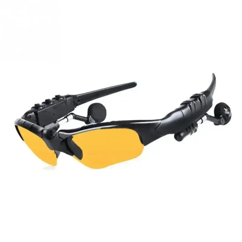 Stereo Earphones Wireless Headset With Mic Glasses Sunglasses For Driving Cycling Sports Noise Reduction Headphones