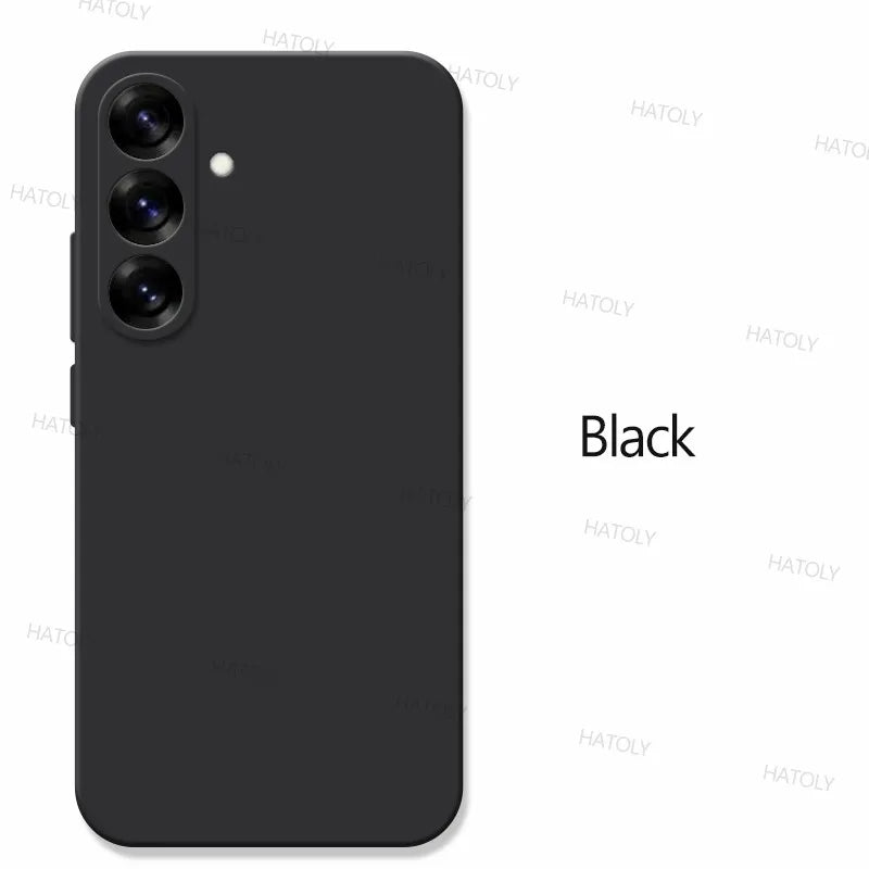 For Samsung Galaxy S25 Case Samsung Galaxy S25 Plus S25 Ultra Cover Funda Tpu Shockproof Liquid Silicone Phone Cover Galaxy S25