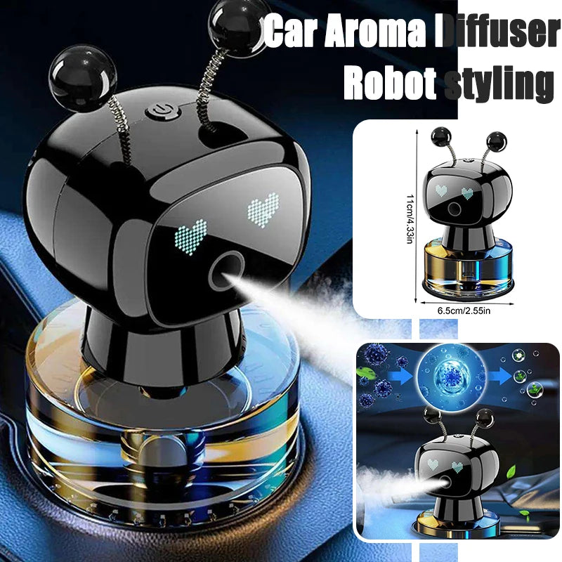 Advanced Robot Intelligent Aromatherapy Machine Automatic Spray Car Perfume Advanced Long-Lasting Fragrance Car Air Freshener