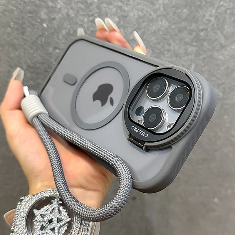 Magnetic Transparent Case For iPhone 17 16 15 14 13 12 11 Pro Max For Magsafe