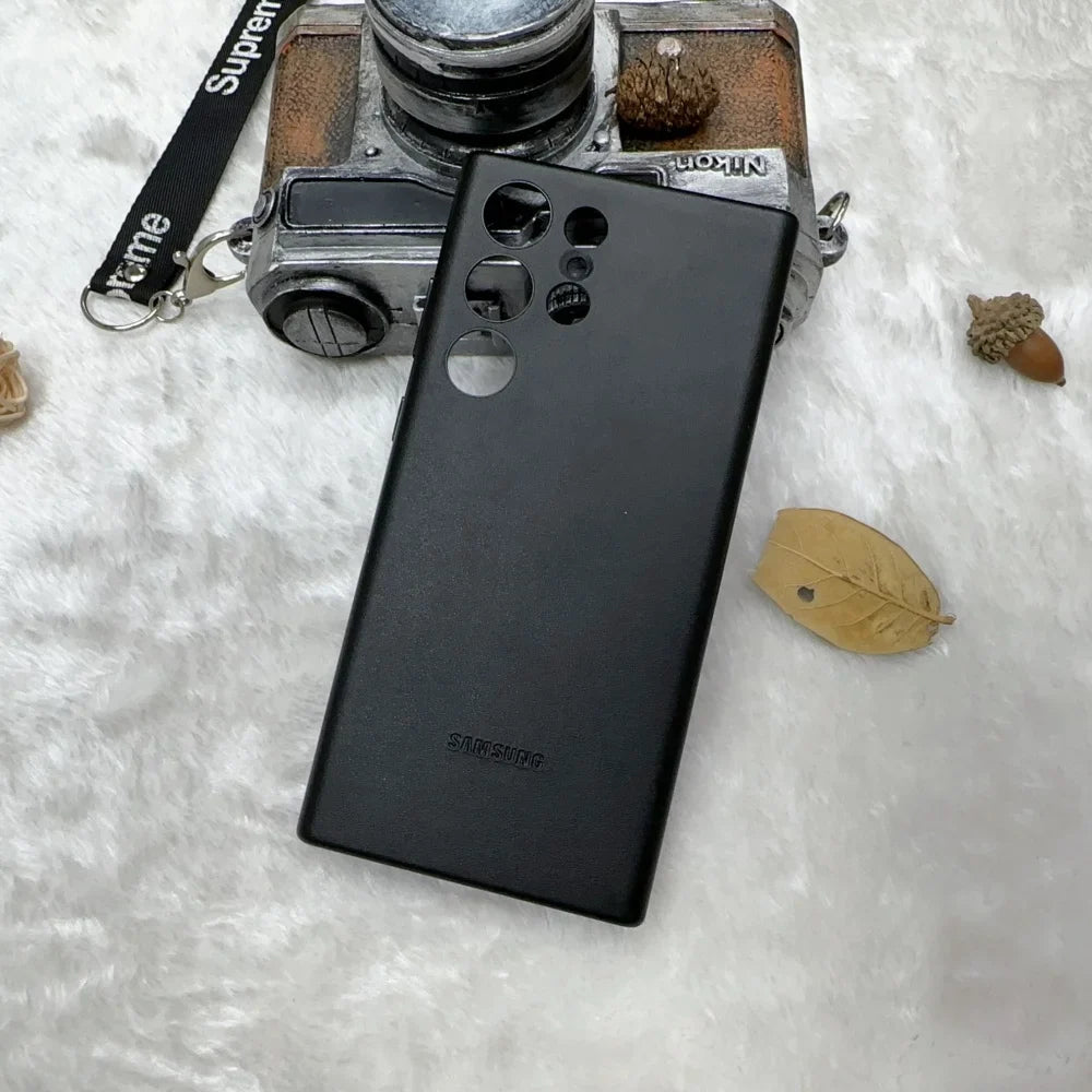 Luxury Official Leather Case Samsung Galaxy S24 Ultra S23 S22 Ultra S24 Plus All Inclusive Lens Protection Back Cover With Box