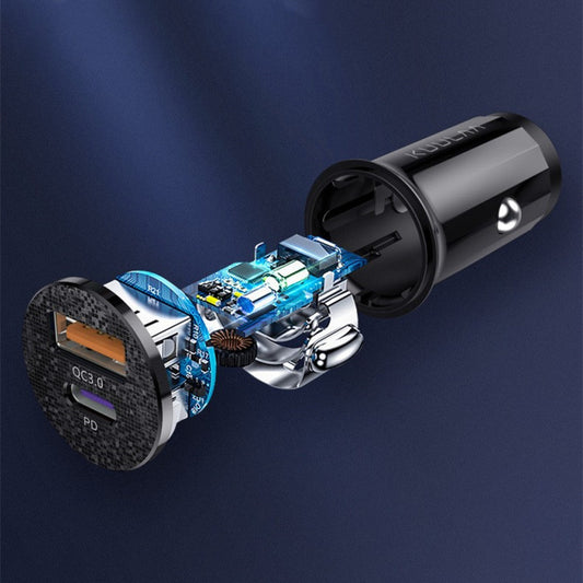 36W Dual-Port Car Charger Usb Pdqc3.0 Fast Charging Car Charging Private Model Type-C Multi-Interface