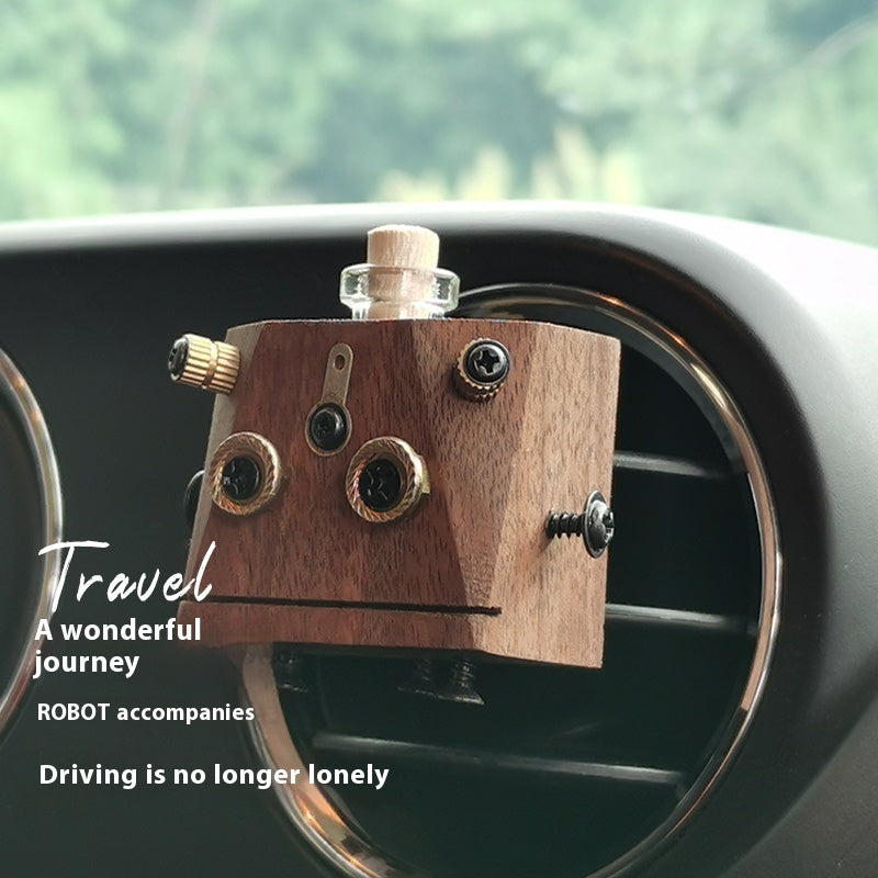 Wooden Car Perfume Bottle Aroma Diffuser Car Decoration