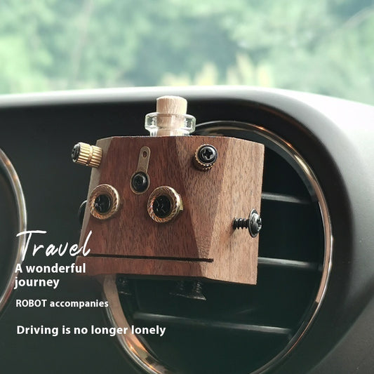 Wooden Car Perfume Bottle Aroma Diffuser Car Decoration